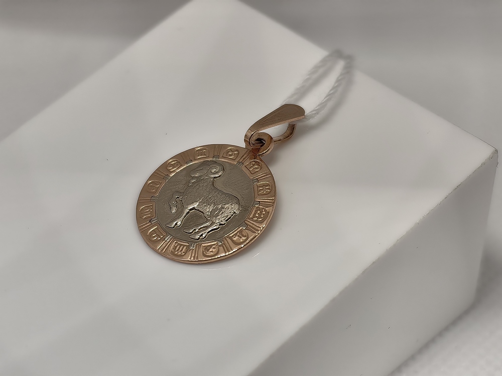 ПОДВЕСКА ЗНАК ЗОДИАКА ОВЕН Au 585