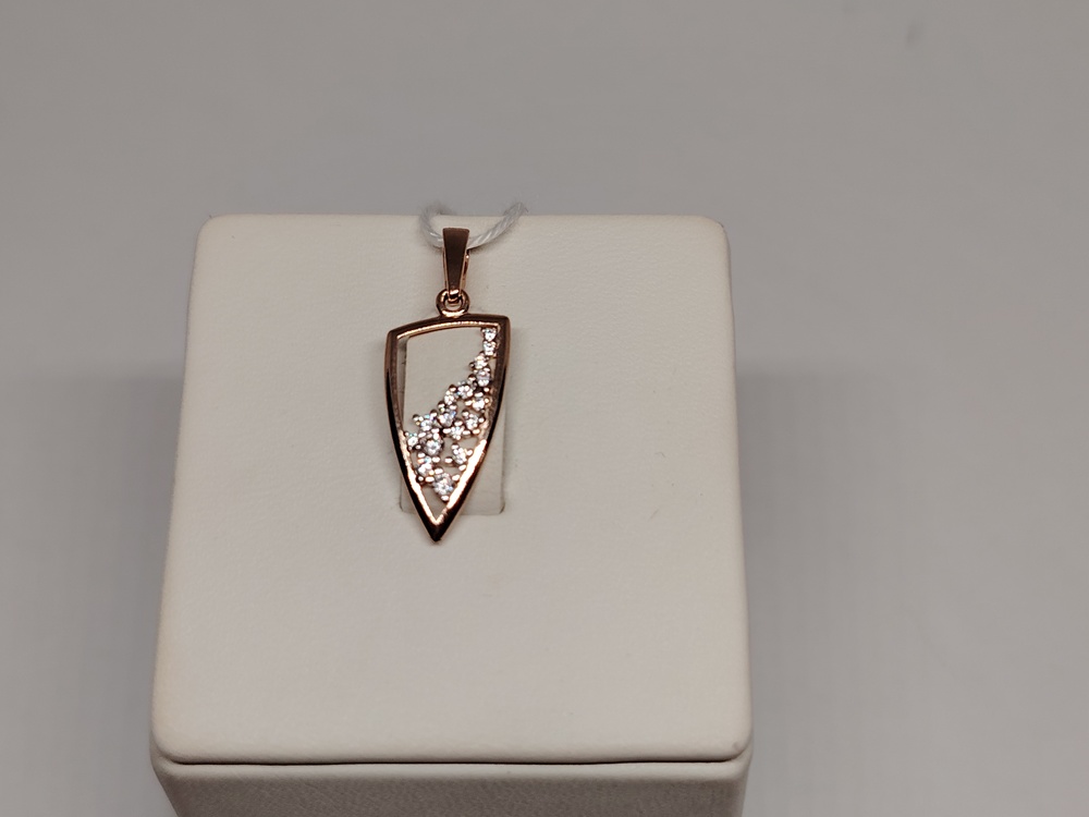 ПОДКМИ585 ПОДВЕСКА С КАМНЯМИ (Au 585)