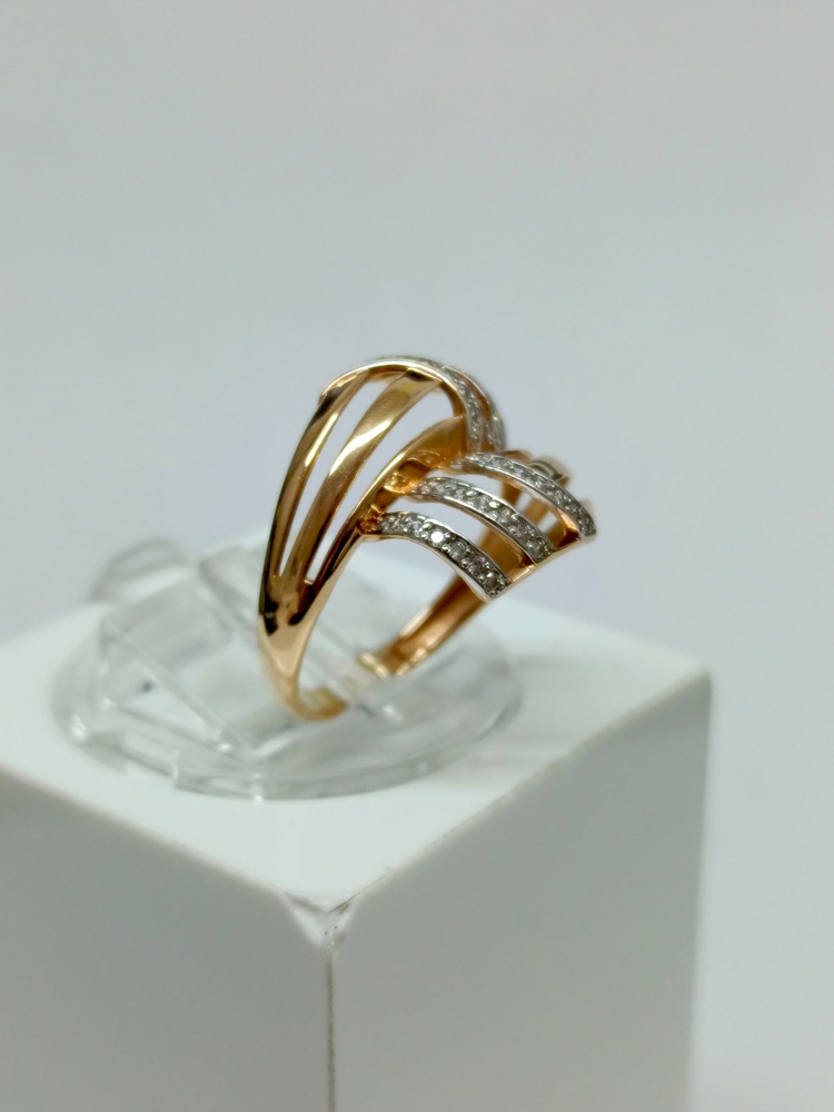 КОЛКМИ585 КОЛЬЦО С КАМНЯМИ (Au 585) КОЛКМИ585 КОЛЬЦО С КАМНЯМИ (Au 585)