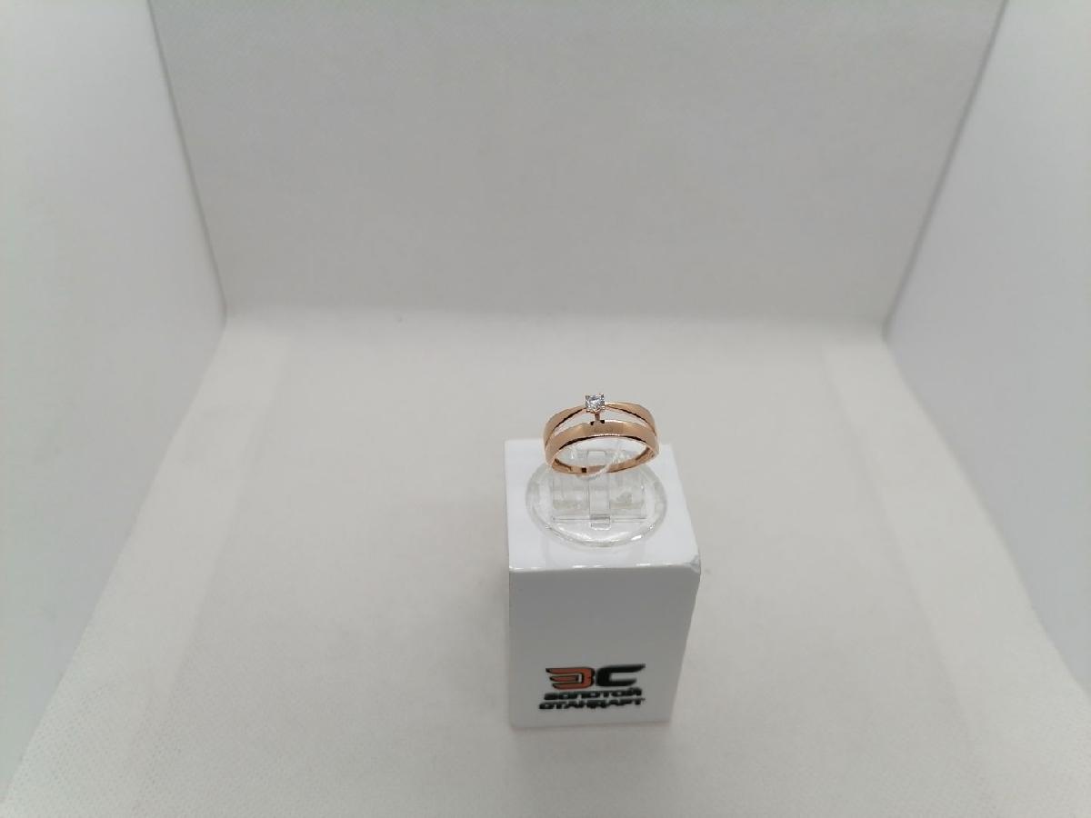 КОЛКМ585 КОЛЬЦО С КАМНЕМ (Au 585)