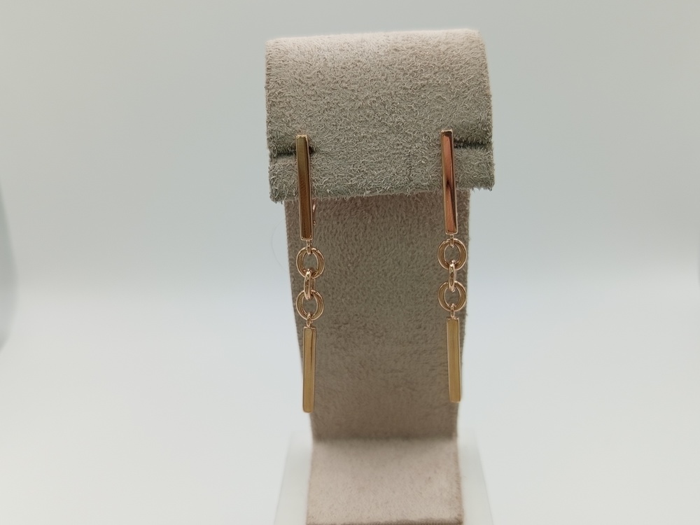 СЕРЬГИ БЕЗ КАМНЯ (Au 585)