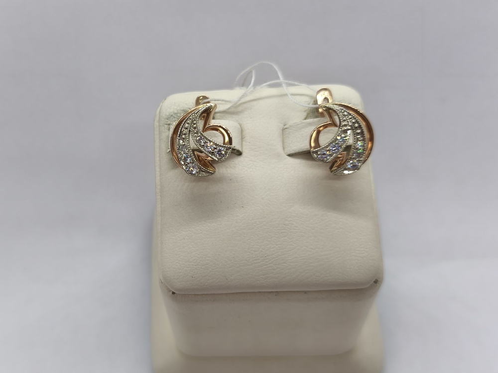 СЕРЬГИ С КАМНЯМИ (Au 585)