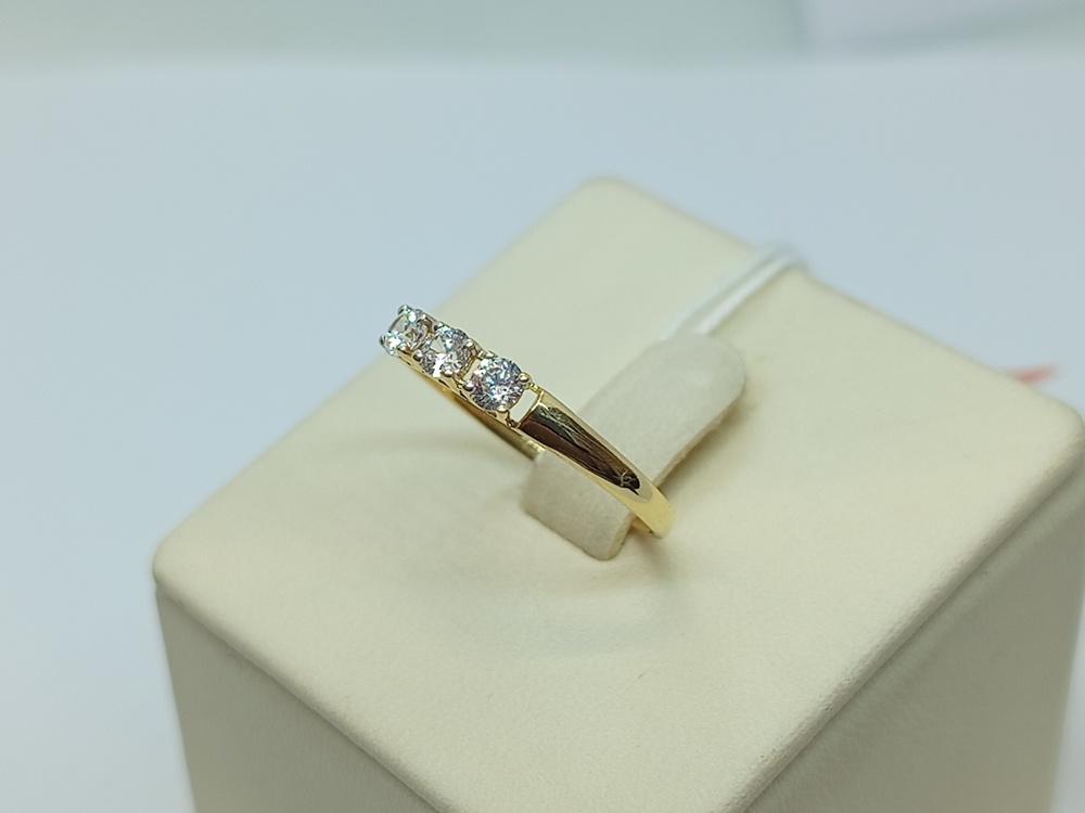 КОЛКМИ585 КОЛЬЦО С КАМНЯМИ (Au 585)