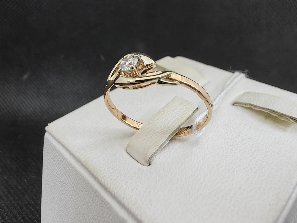 КОЛЬЦО БРИЛЛИАНТ Au 585