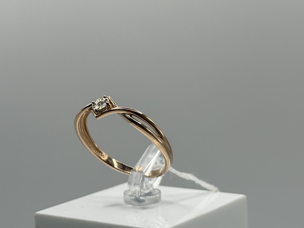 КОЛЬЦО БРИЛЛИАНТ Au 585