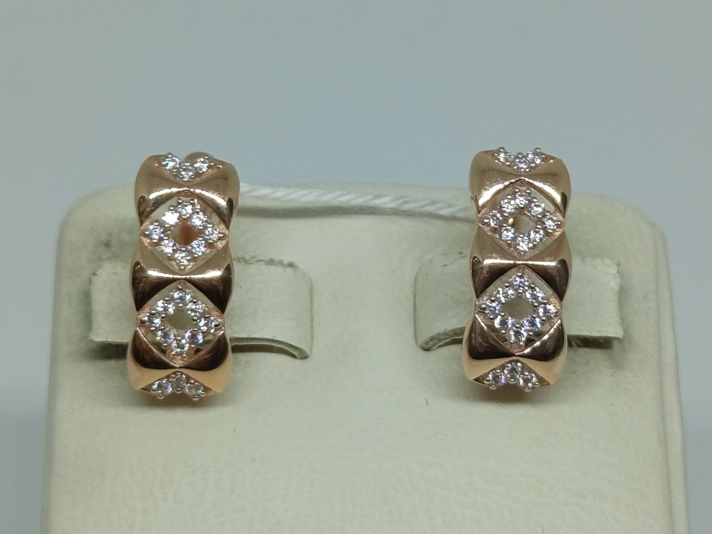 СЕРЬГИ С КАМНЯМИ (Au 585)