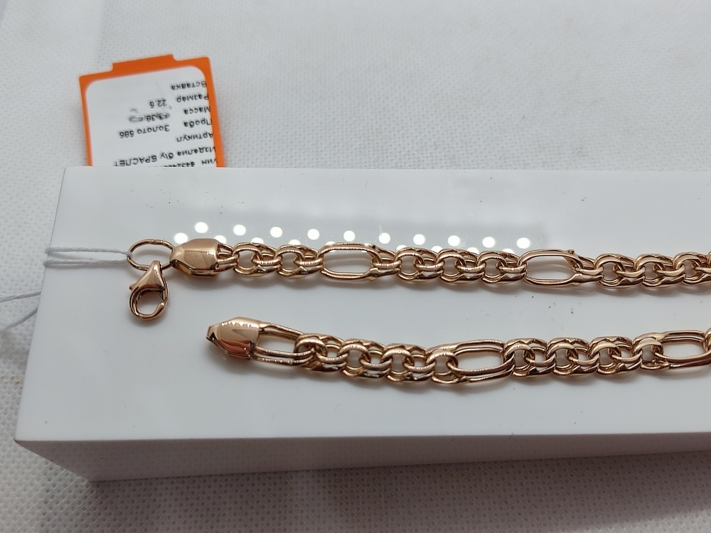 БРАСЛЕТ ПОЛНОВЕСНЫЙ Фантазия Au 585