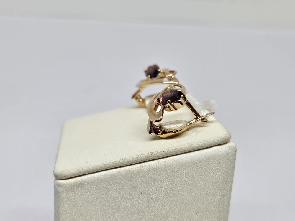 СЕРЬГИ С КАМНЕМ (Au 585)