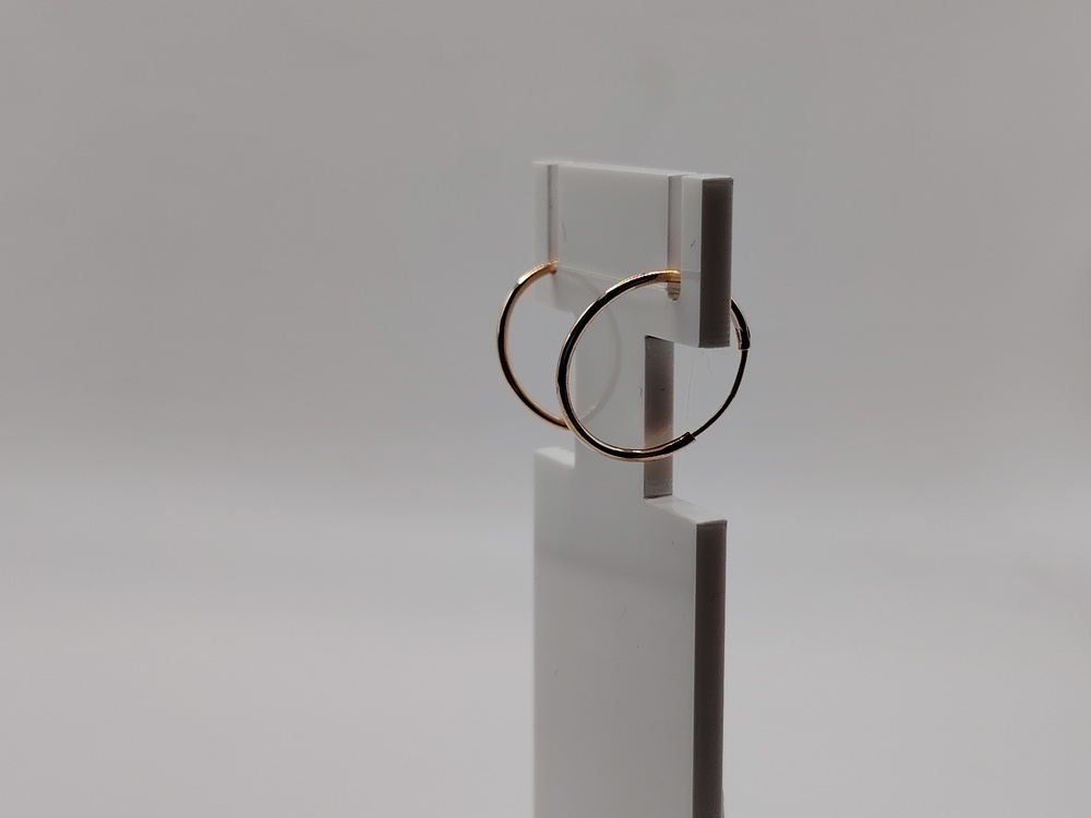 СЕРЬГИ КОНГО без камня (Au 585)