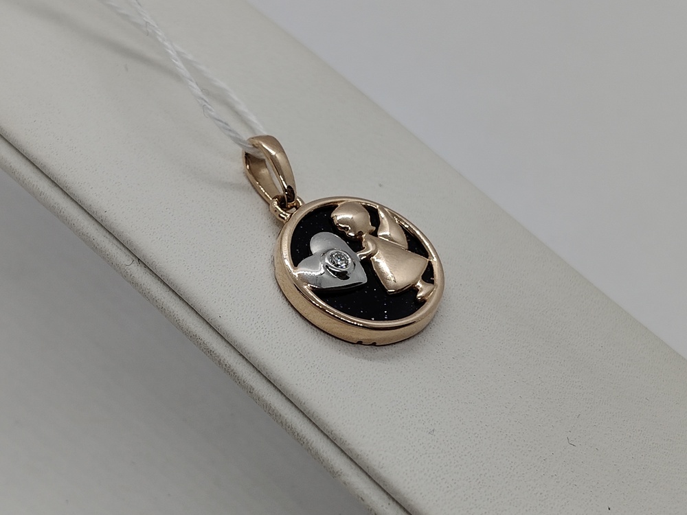 ПОДВЕСКА С КАМНЯМИ (Au 585)