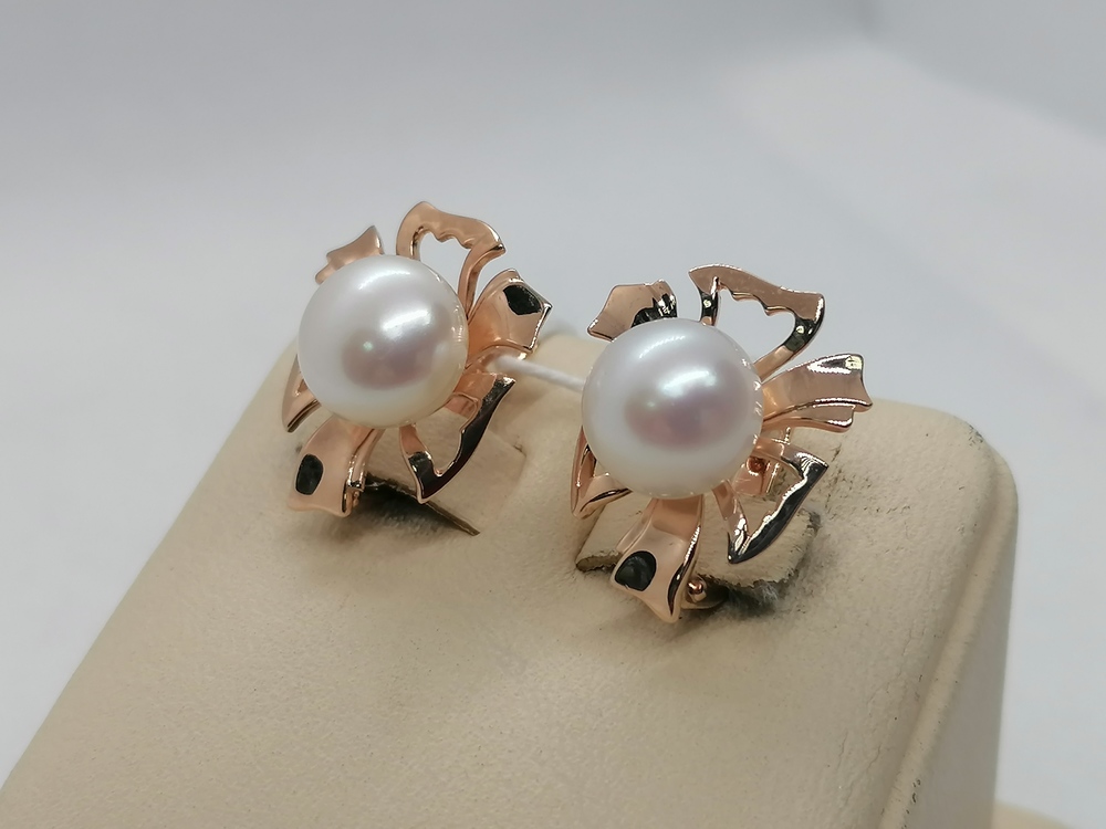 СЕРЬГИ С КАМНЕМ (Au 585)