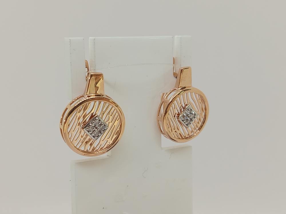 СЕРЬГИ С КАМНЯМИ (Au 585)