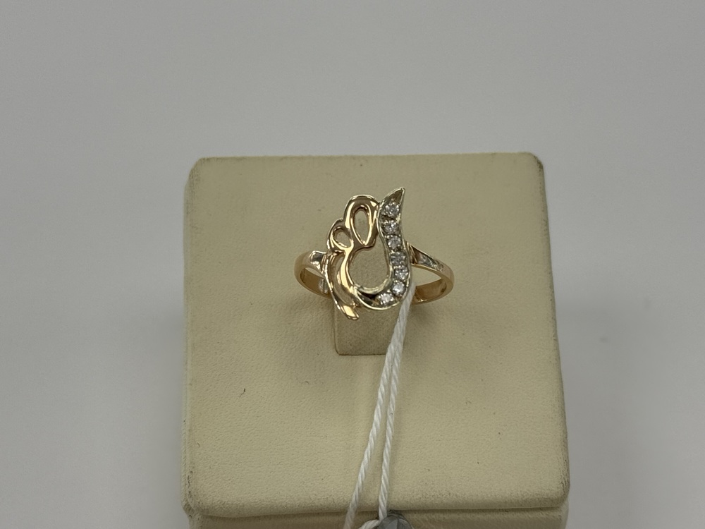 КОЛКМИ585 КОЛЬЦО С КАМНЯМИ (Au 585)