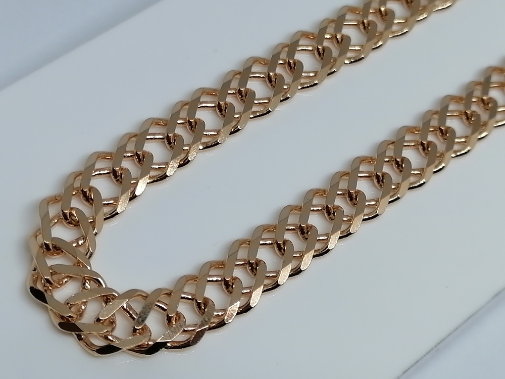 ЦЛР2585 ЦЕПЬ ПОЛНОВЕСНАЯ Ромб двойной (Au 585)