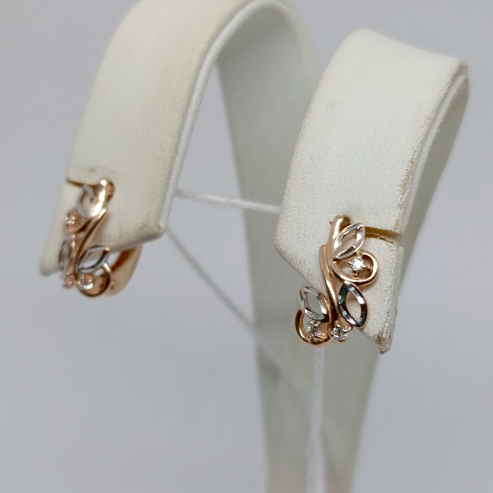 СЕРЬГИ С КАМНЯМИ (Au 585)