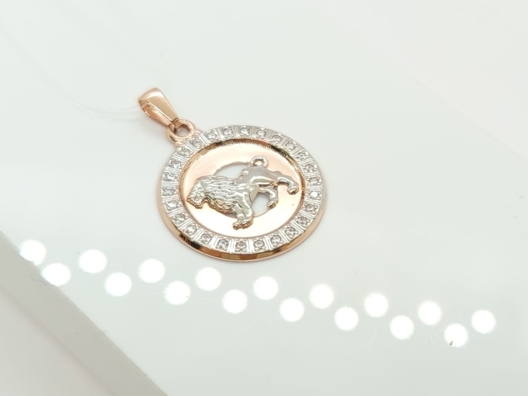 п4144 ПОДВЕСКА С КАМНЯМИ (Au 585)