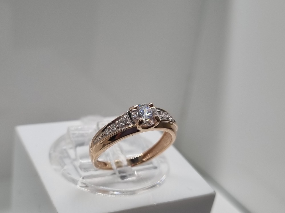 КОЛКМИ585 КОЛЬЦО С КАМНЯМИ (Au 585)