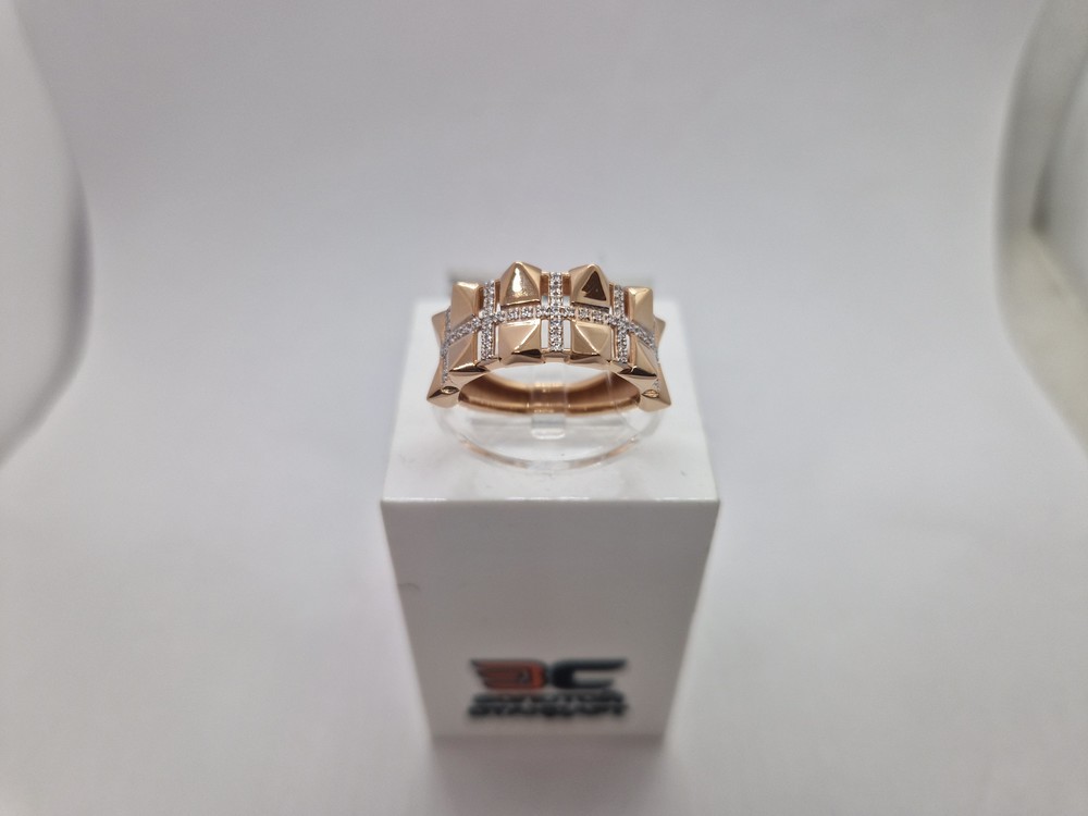 КОЛЬЦО С КАМНЯМИ (Au 585)