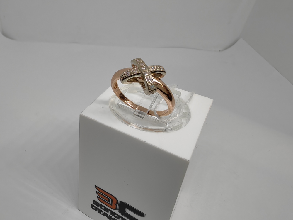 КОЛКМИ585 КОЛЬЦО С КАМНЯМИ (Au 585)