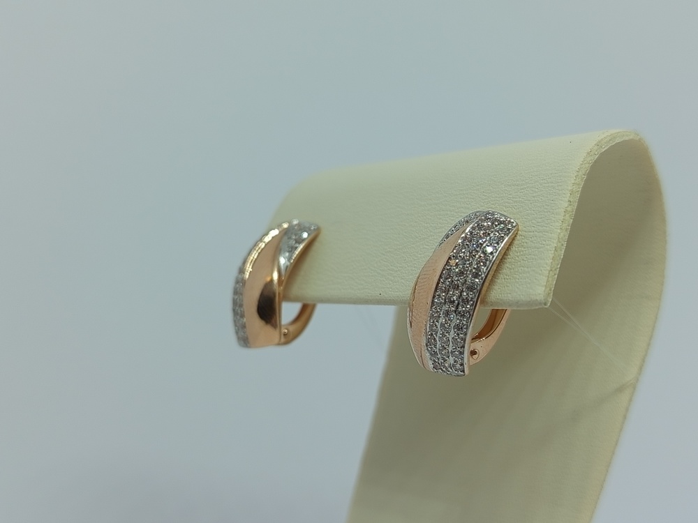 СЕРЬГИ С КАМНЯМИ (Au 585)