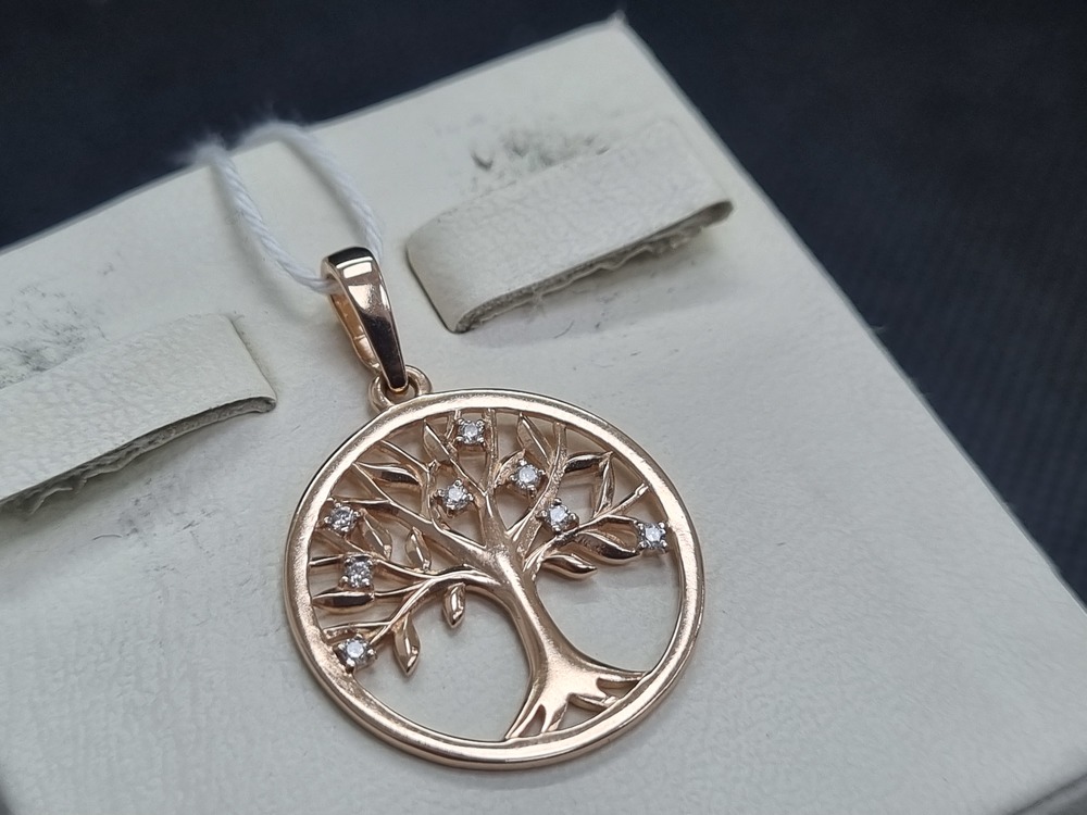 ПОДВЕСКА С КАМНЯМИ (Au 585)