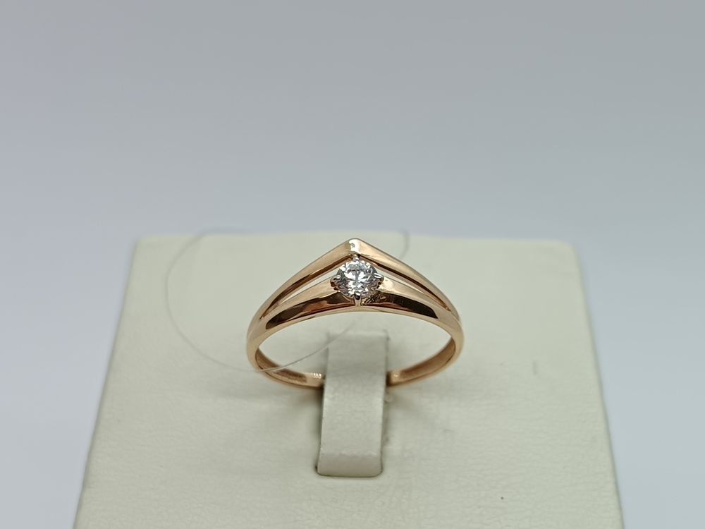 КОЛЬЦО С КАМНЕМ (Au 585)