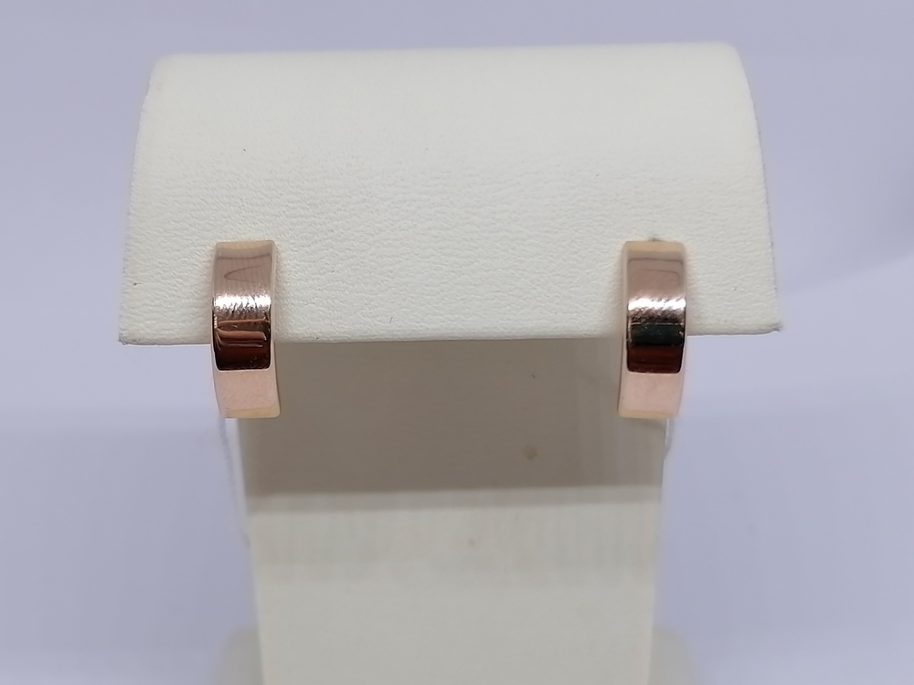 СЕРЬГИ БЕЗ КАМНЯ (Au 585)