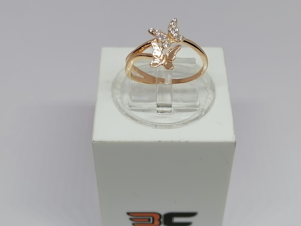 КОЛКМИ585 КОЛЬЦО С КАМНЯМИ (Au 585)
