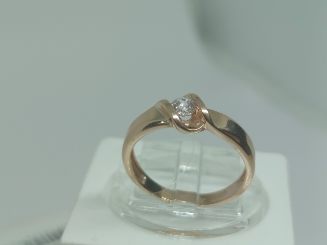 КОЛЬЦО С КАМНЕМ (Au 585)