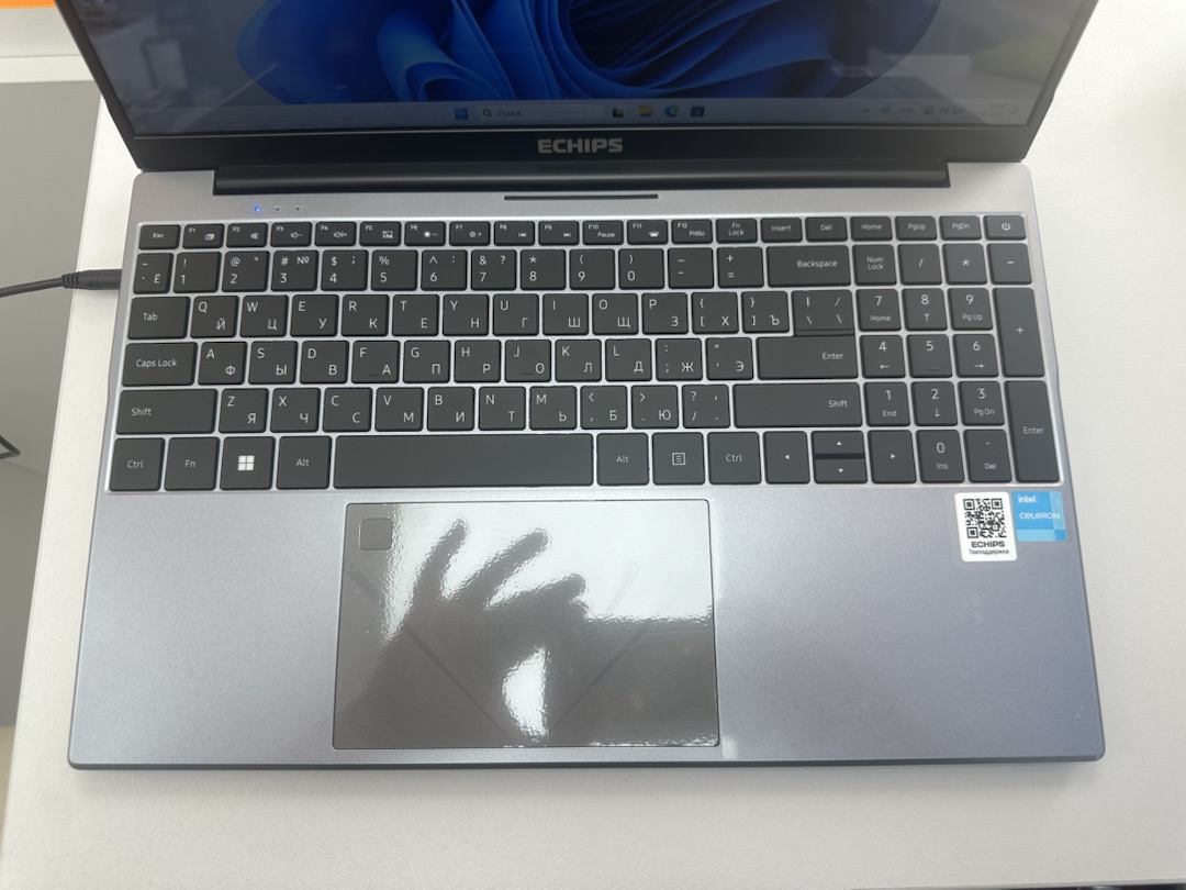 Ноутбук Echips M156F-L; Celeron N5095, Intel UHD Graphics, 16 Гб, 512 GB, Нет