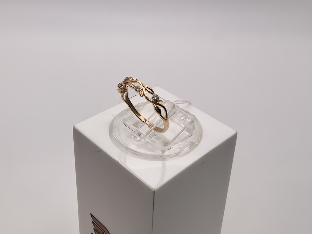 КОЛКМИ585 КОЛЬЦО С КАМНЯМИ (Au 585)