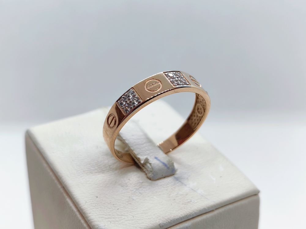 11115 КОЛЬЦО С КАМНЯМИ (Au 585)