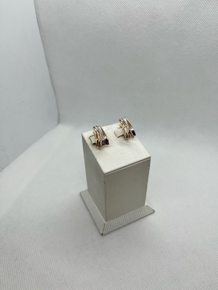 СЕРЬГИ С КАМНЯМИ (Au 585)