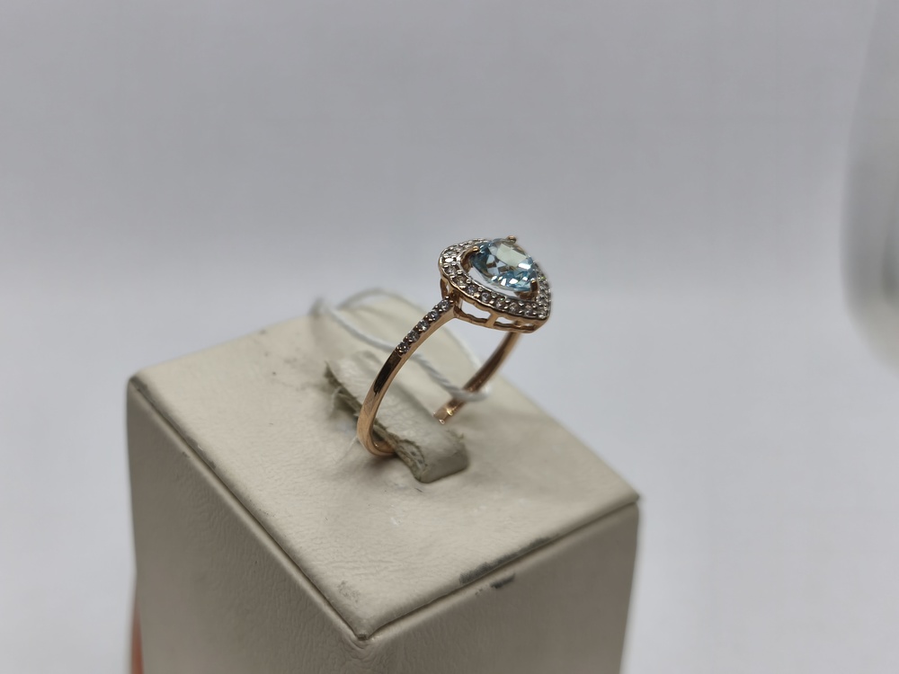 КОЛЬЦО С КАМНЯМИ (Au 375)