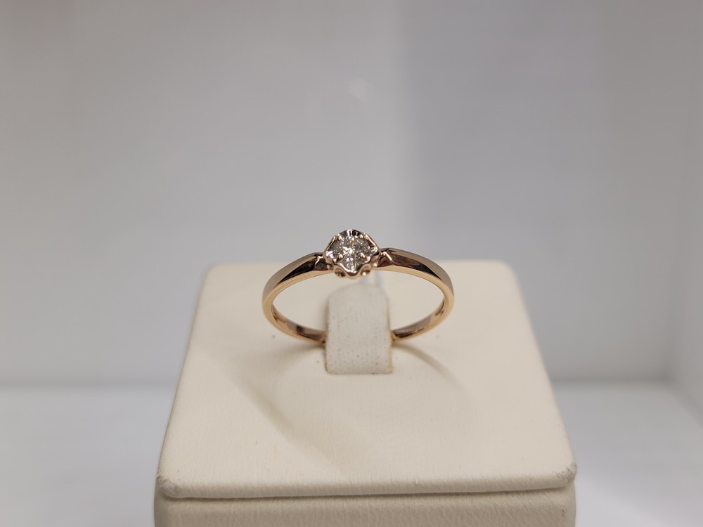 КОЛЬЦО БРИЛЛИАНТ Au 585