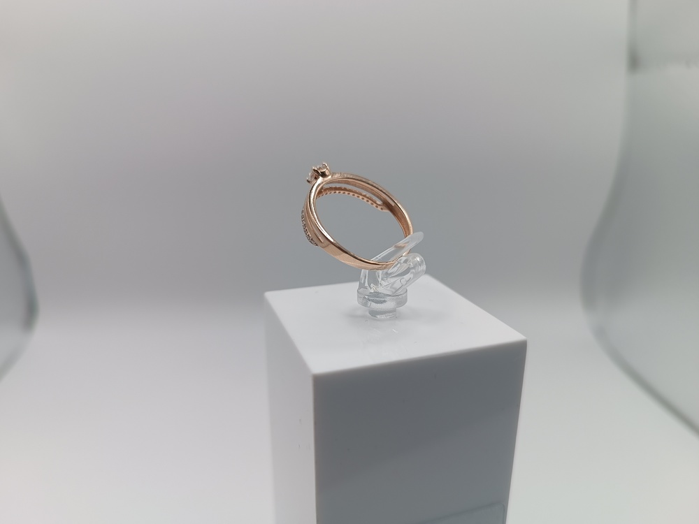 КОЛКМИ585 КОЛЬЦО С КАМНЯМИ (Au 585)