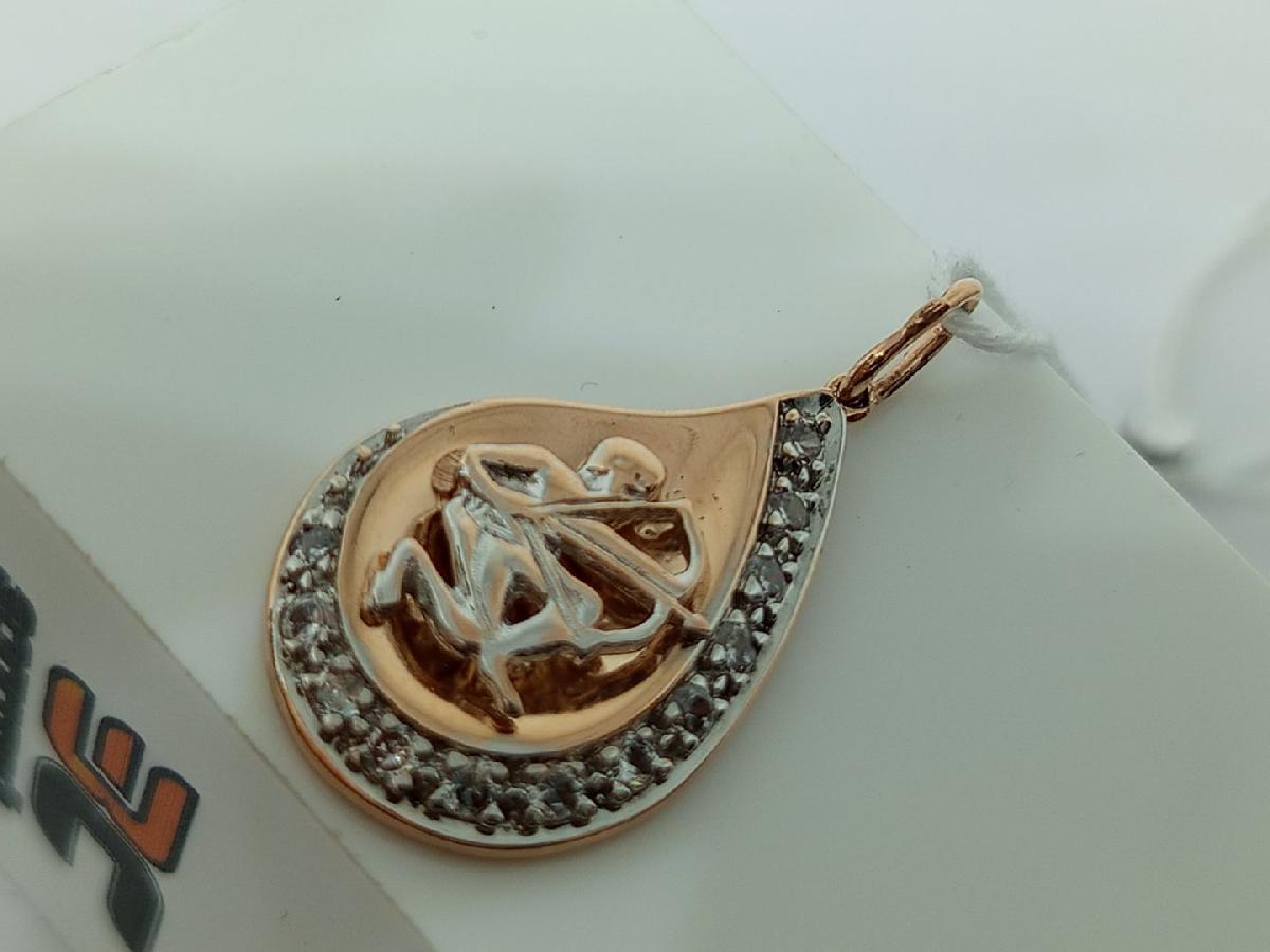 ПОДВЕСКА ЗНАК ЗОДИАКА СТРЕЛЕЦ Au 585