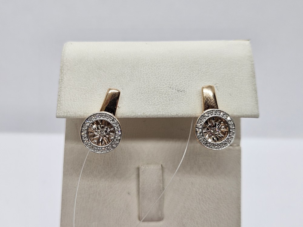 СЕРЬГИ БРИЛЛИАНТ (Au 585)