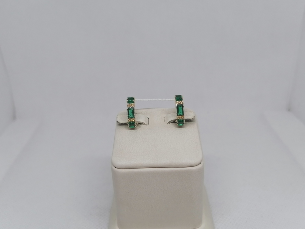 СКМИ585 СЕРЬГИ С КАМНЯМИ (Au 585)