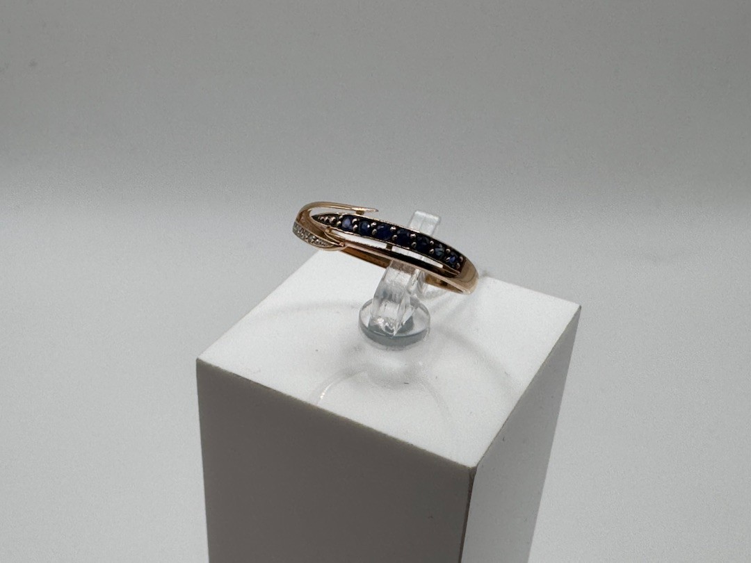 КОЛКМИ585 КОЛЬЦО С КАМНЯМИ (Au 585)