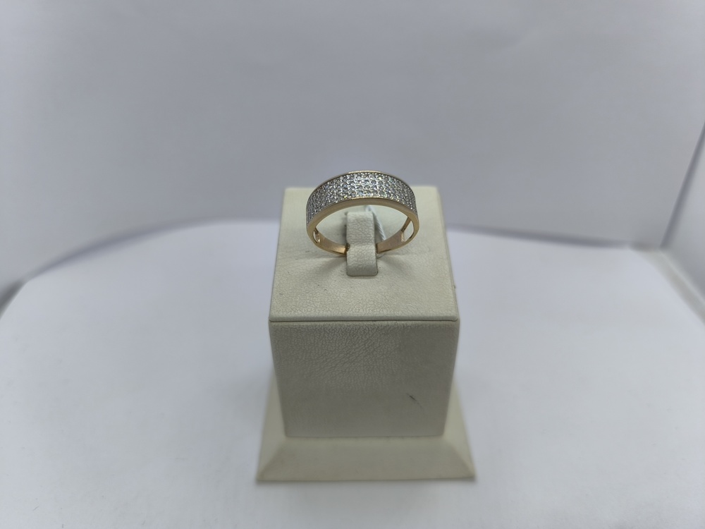 КОЛЬЦО С КАМНЯМИ (Au 585)