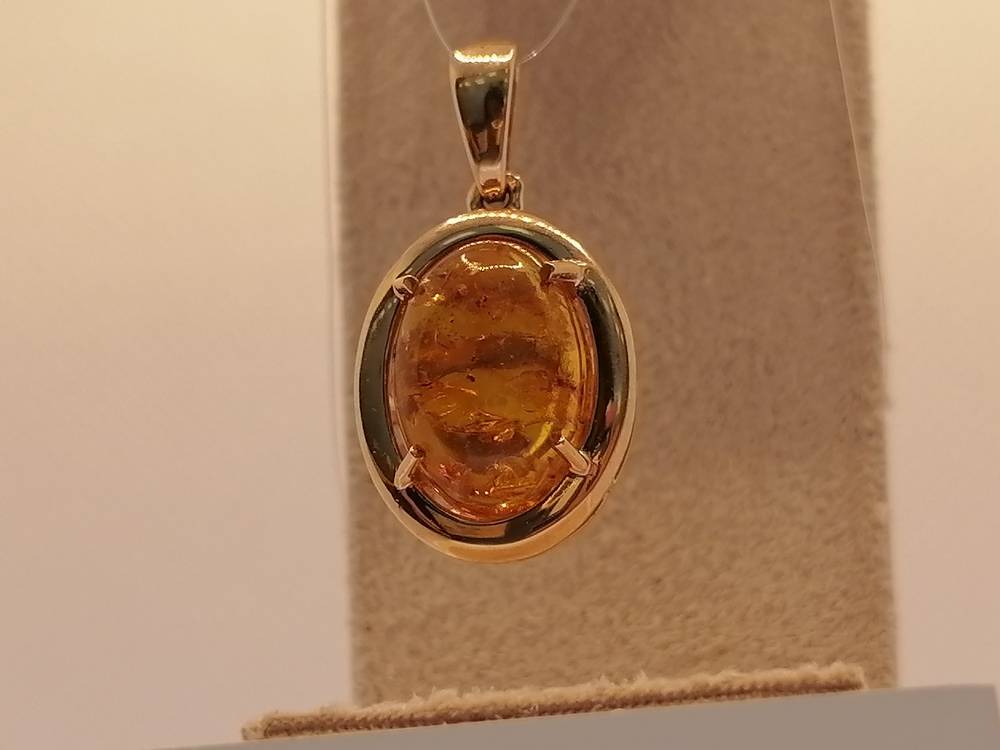 ПОДВЕСКА С КАМНЕМ (Au 585)