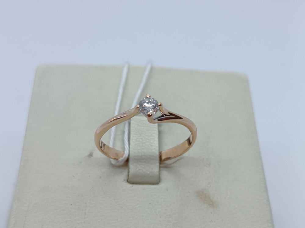 КОЛЬЦО БРИЛЛИАНТ Au 585