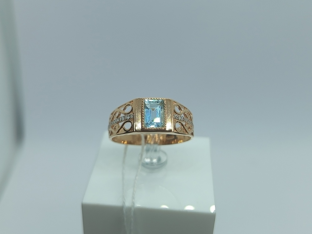 ПЕЧКМИ585 ПЕЧАТКА С КАМНЯМИ (Au 585)