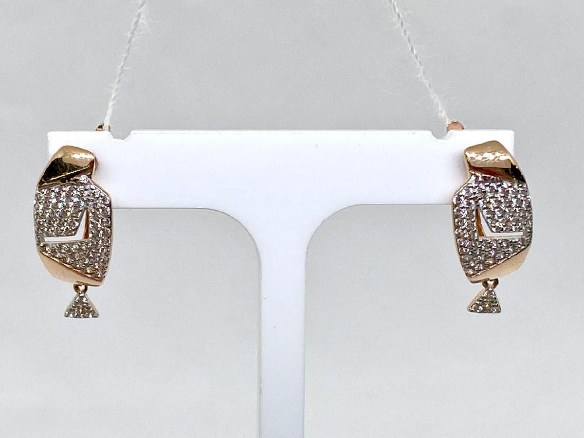 СЕРЬГИ С КАМНЯМИ (Au 585)