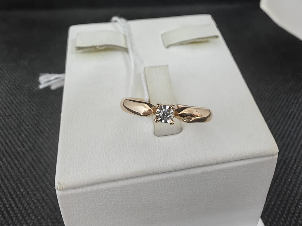 КОЛЬЦО БРИЛЛИАНТ Au 585