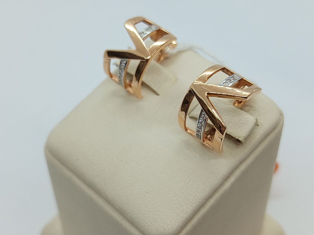 СЕРЬГИ С КАМНЯМИ (Au 585)