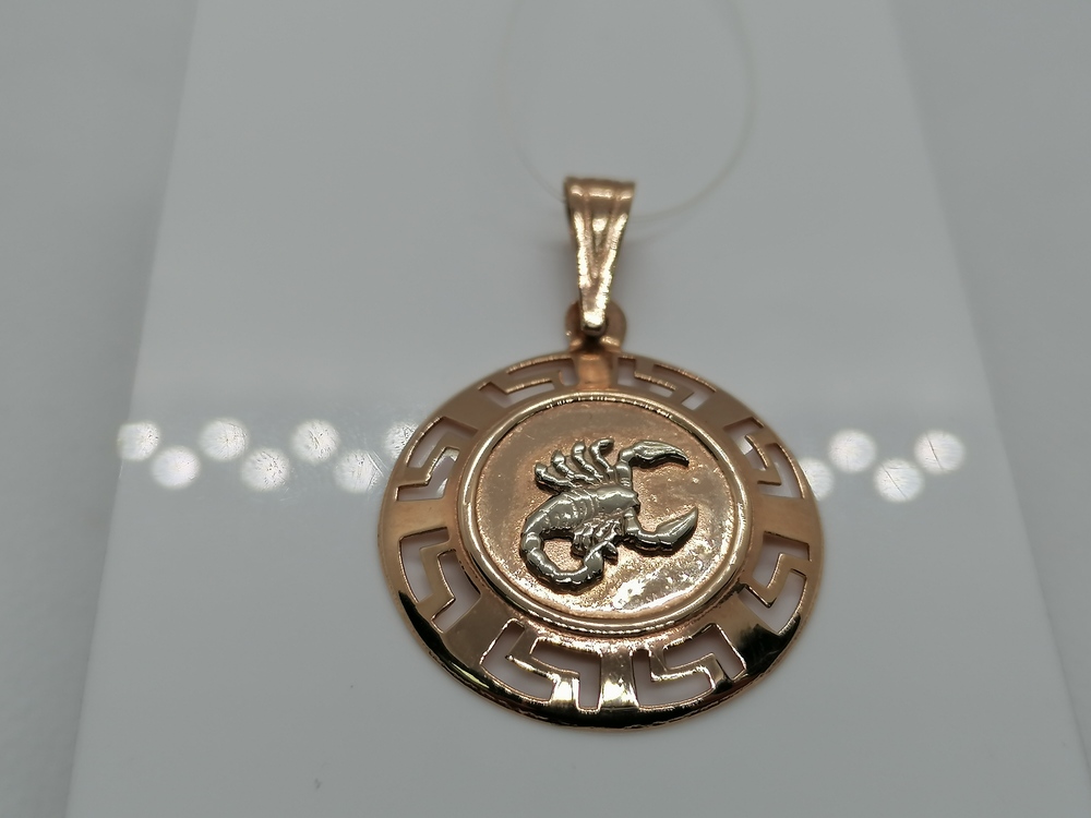 880 ПОДВЕСКА ЗНАК ЗОДИАКА без камня (Au 585)