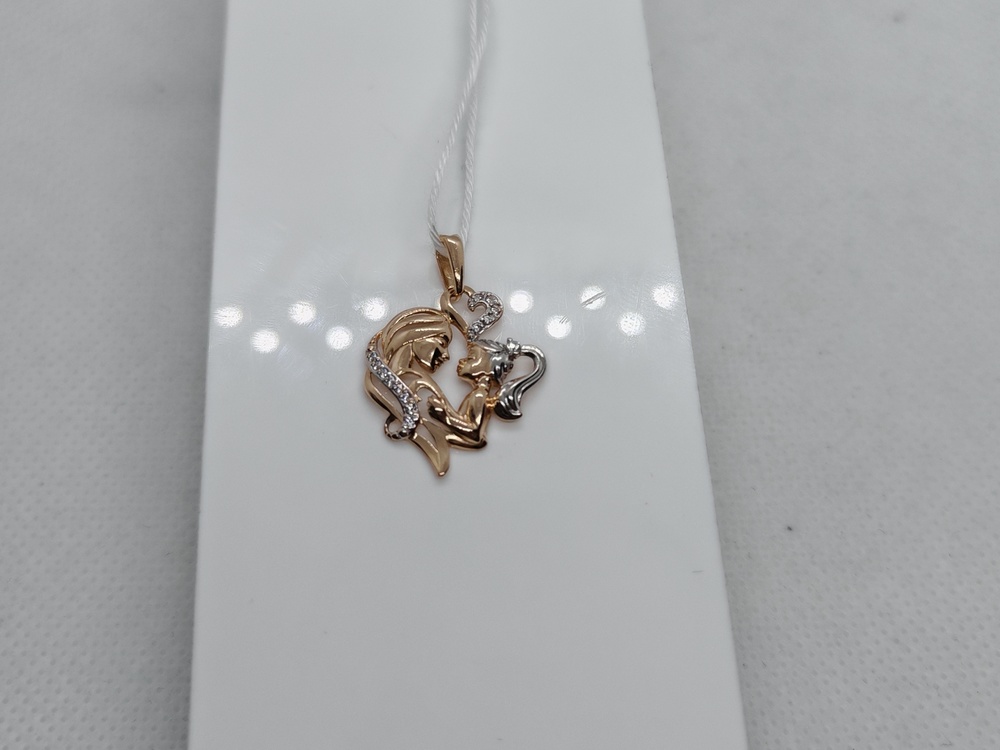 ПОДКМИ585 ПОДВЕСКА С КАМНЯМИ (Au 585) ПОДКМИ585 ПОДВЕСКА С КАМНЯМИ (Au 585)