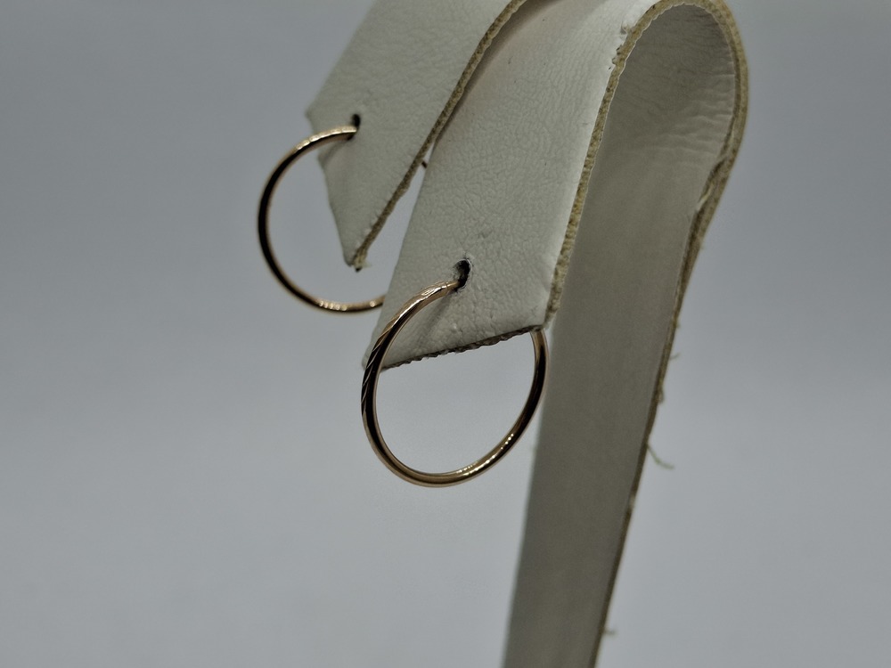 СЕРЬГИ КОНГО без камня (Au 585)